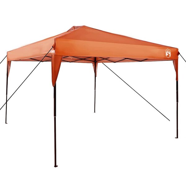 vidaXL Tente à auvent pop-up Orange 300 x 300 cm tissu