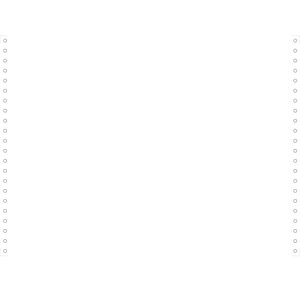 Carton 2000 feuilles listing blanc 380x11' 1pli bandes caroll detachables 70g EXACOMPTA