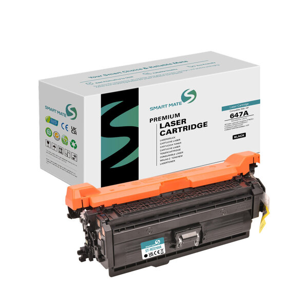 SmartMate cartouche laser rémanufacturée pour HP CE260A (647A) Noir