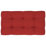 vidaXL Canapé central palette de jardin Gris Bois de pin imprégné