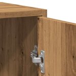 vidaXL Armoire lavabo de salle de bain chêne artisanal 60x33x60 cm