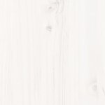 vidaXL Lit de jour sans matelas blanc 90x200 cm bois de pin massif