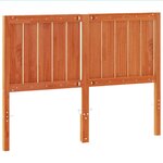 vidaXL Tête de lit cire marron 135 cm bois massif de pin