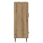vidaXL Buffet Chêne artisanal 66 x 34 5 x 95 cm Bois d'ingénierie