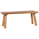 vidaXL Banc de jardin 120 cm Bois de teck solide