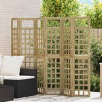 vidaXL Brise-vue Marron 240 x 180 cm Pin imprégné