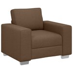 vidaXL Canapé Marron 100 x 80 x 82 cm tissu