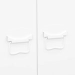vidaXL Garde-robe Blanc 90x50x180 cm Métal