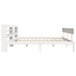 vidaXL Cadre de lit sans matelas blanc 180x200 cm bois massif de pin