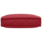 vidaXL Coussin de palette pour siège Rouge Vin 60x60x12 cm  en tissu Oxford.