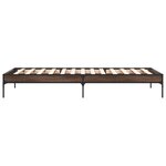 vidaXL Cadre de lit sans matelas chêne marron 90x200 cm
