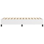 vidaXL Cadre de lit à ressorts blanc 80x200 cm similicuir