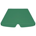 vidaXL Toit de rechange de balançoire vert 188/168x145/110 cm
