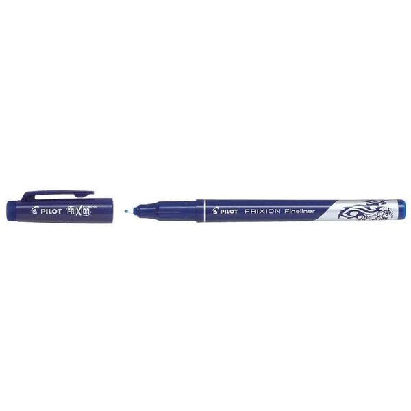 Stylo feutre Fineliner FRIXION Effaçable bleu x 12 PILOT