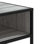 vidaXL Table console sonoma gris 90x35x80 cm bois d'ingénierie