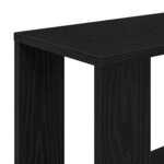 vidaXL Bibliothèque/Séparateur de pièce chêne noir 45x24x159 cm