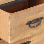 vidaXL Table de chevet 40x30x51 cm Bois de récupération solide