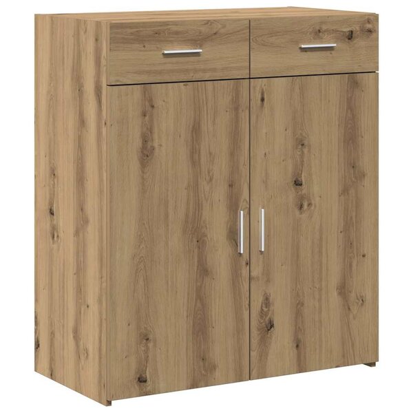 vidaXL Meuble de rangement Chêne 80x42 5x93 5 cm Bois d'ingénierie