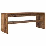 vidaXL Meuble TV Bois ancien 100 x 35 x 40 cm Bois d'ingénierie