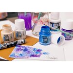 Marqueur Acrylique Setacolor Spécial Cuir Mat Satiné Extra Fine Jaune Fluo x 3 PÉBÉO