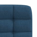 vidaXL Chaises à manger lot de 4 bleu tissu