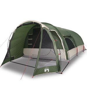 vidaXL Tente familiale tunnel 8 personnes vert imperméable