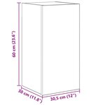 vidaXL Ensemble meuble TV 6 Pièces chêne artisanal 200 x 30 x 150 cm