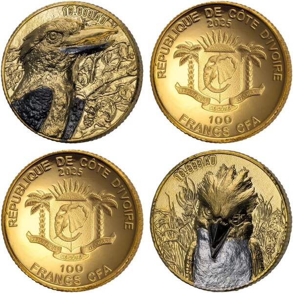Pièce de monnaie en Or 100 Francs g 1 Millésime 2025 Edition Signature KOOKABURRA