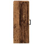 vidaXL Armoire murale vieux bois 34 5x34x90 cm bois d'ingénierie