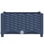 vidaXL Lit surélevé 120x40x23 cm Polypropylène