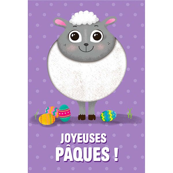 Carte De Pâques - Petit Agneau - Draeger paris