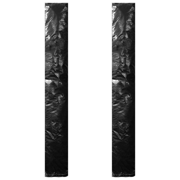 vidaXL Housses de parasol avec fermeture éclair 2 Pièces PE 200 cm