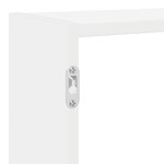 vidaXL Étagère cube murale 7 compartiments blanc bois d'ingénierie