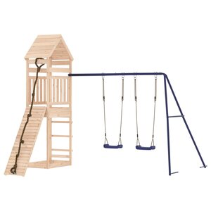 vidaXL Aire de jeux d'extérieur bois de pin massif