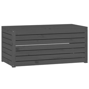 vidaXL Boîte de jardin gris 101x50 5x46 5 cm bois massif de pin
