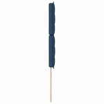 vidaXL Tête de lit Hauteur réglable avec tête de lit Bleu 100 cm tissu