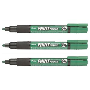 marqueur permanent Paint MARKER MMP20  vert x 3 PENTEL