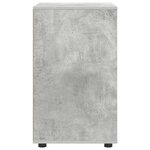 vidaXL Armoire de rangement Gris béton 60 x 48 x 81 cm