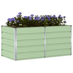 vidaXL Jardinière Vert 160 x 80 x 75 cm Acier