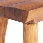 vidaXL Banc de jardin 80 cm Bois de teck massif