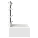 vidaXL Table de Toilette Blanc 83 x 40 x 70 cm Bois d'ingénierie