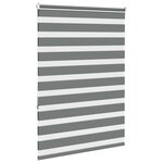 vidaXL Store zèbre gris foncé largeur du tissu 105 9 cm polyester
