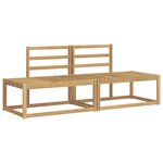 vidaXL Ensemble de canapés d'extérieur 2 Pièces Blanc 182 5 x 63 x 73 cm