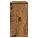 vidaXL Étagères cube murales 4 Pièces vieux bois 100x15x30 cm