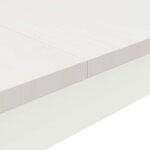 vidaXL Table de salle à manger / Table de repas Blanc 150 x 90 x 75 cm