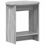 vidaXL Table d'appoint Sonoma gris 50 x 39 5 x 55 cm Bois d'ingénierie