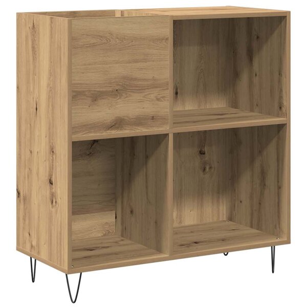 vidaXL Meuble à vinyles Bois ancien 85 x 38 x 89 cm Bois d'ingénierie