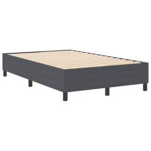 vidaXL Cadre de lit plateforme Gris foncé 120 x 190 cm