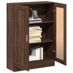 vidaXL Bibliothèque chêne marron 82 5x30 5x115 cm bois d'ingénierie