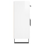 vidaXL Buffet Blanc brillant 69 5x34x90 cm Bois d'ingénierie